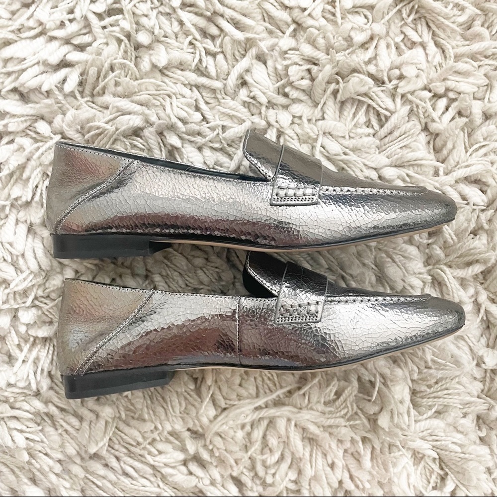 Michael Kors Emery Metallic Leather Loafers Women’s Size 6 - Picture 3 of 9